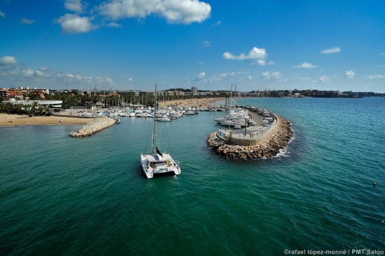 vista aerea club nautico de Salou