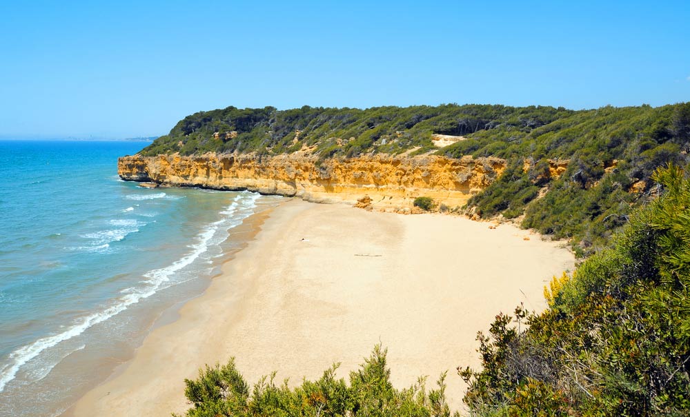 playa cala Fonda en Tarragona