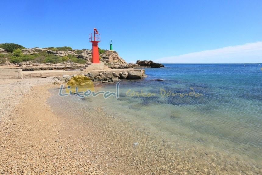 playa port de l'Estany en Ametlla de Mar