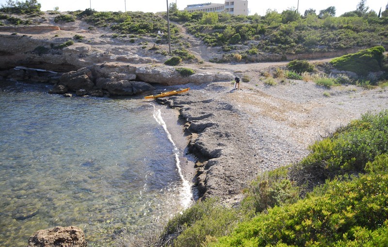 playa bon caponet en ametlla de mar