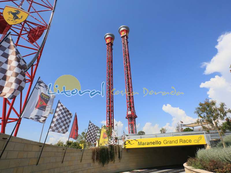 Atracciones en Ferrari Land