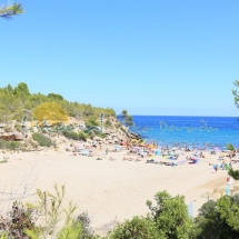 Playa Cala Forn en la Tres Calas, Ametlla de Mar