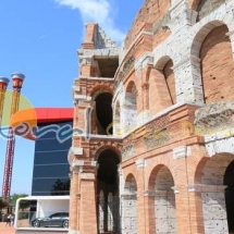 Coliseo romano en Ferrari Land PortAventura